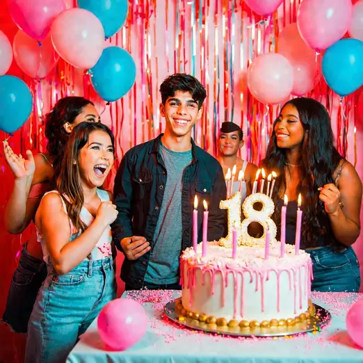 flyer festa 18 anni roma